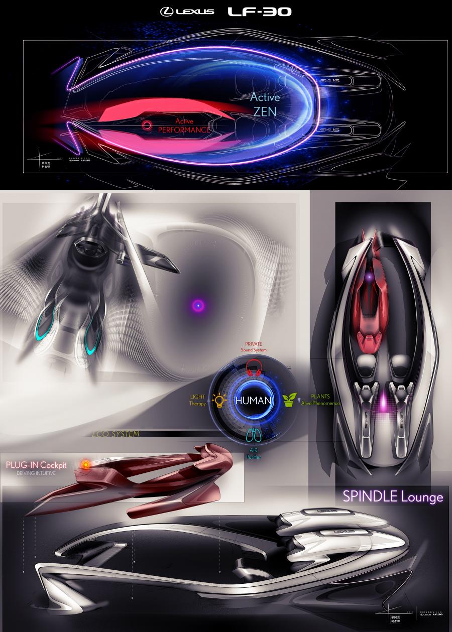 Эскиз Lexus LF-30 Electrified 2019 года  (фото 51 из 82)